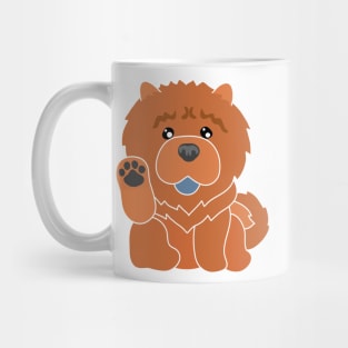 Lucky Chow (Red) Mug